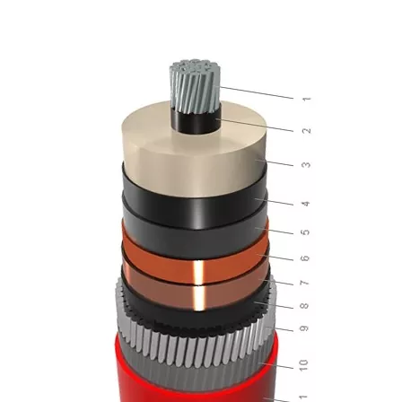 NA2XSR(AL)Y-1 miez AL XLPE PVC cu armătură AWA